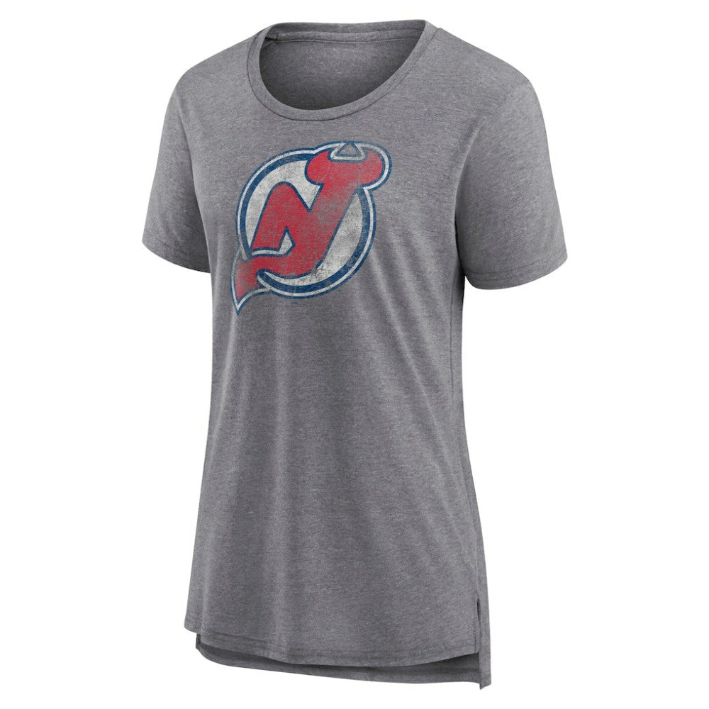 New Jersey Devils Fanatics Women's Special Edition 2.0 Modern T-Shirt Heather Gray