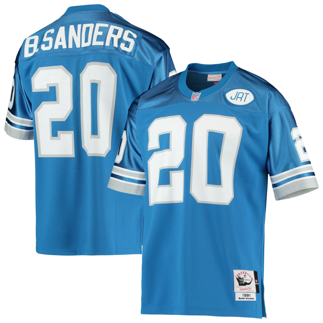 Barry Sanders Detroit Lions 1991 Authentic Throwback Retired Player Jersey - Blue online