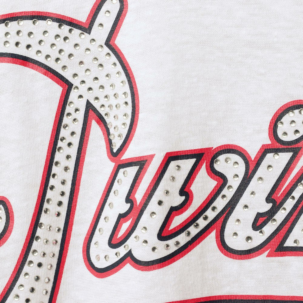 Minnesota Twins Touch Women's Base Runner 3/4-Sleeve V-Neck T-Shirt White/Red