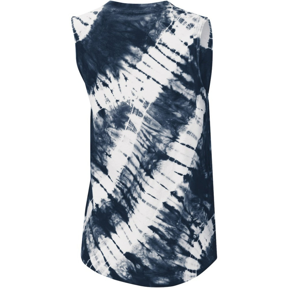 Boston Red Sox Touch Women's Money Ball Tie-Dye Tank Top Navy