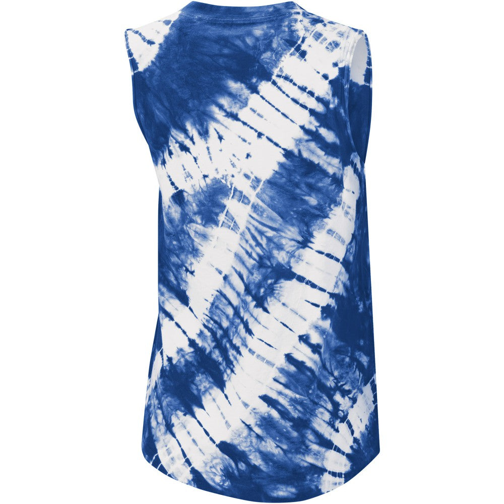 Milwaukee Brewers Touch Women's Money Ball Tie-Dye Tank Top Blue