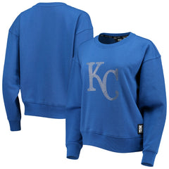 Kansas City Royals DKNY Sport Women's Carrie Pullover Sweatshirt Royal