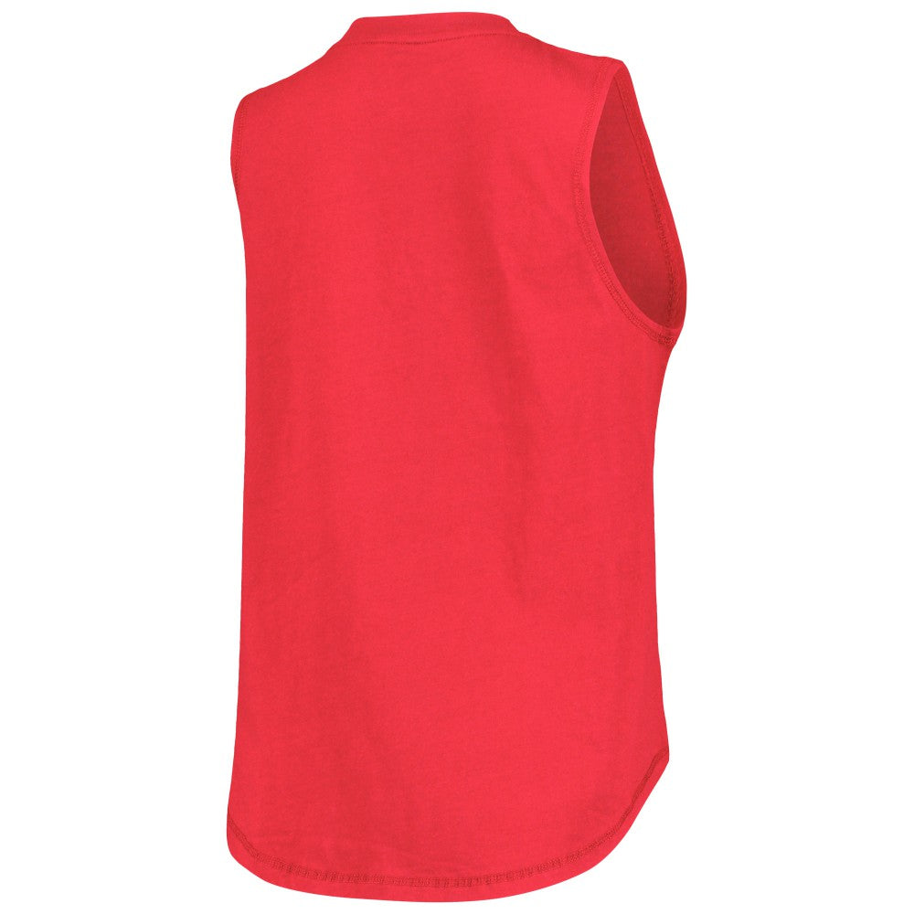 Los Angeles Angels DKNY Sport Women's Marcie Tank Top Red