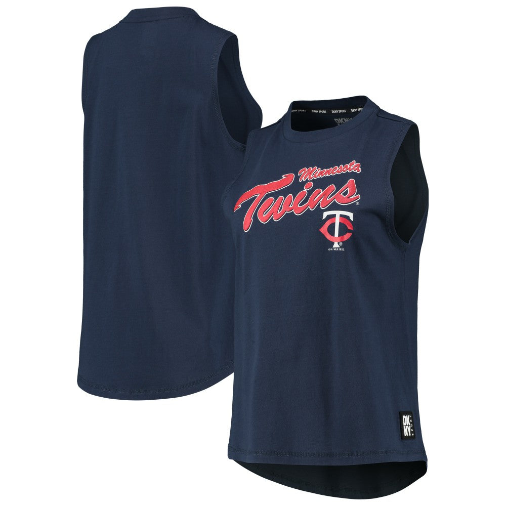 Minnesota Twins DKNY Sport Women's Marcie Tank Top Navy