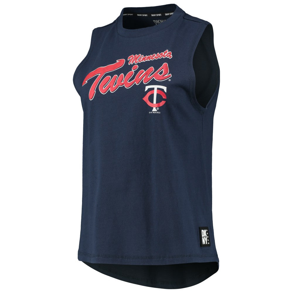 Minnesota Twins DKNY Sport Women's Marcie Tank Top Navy