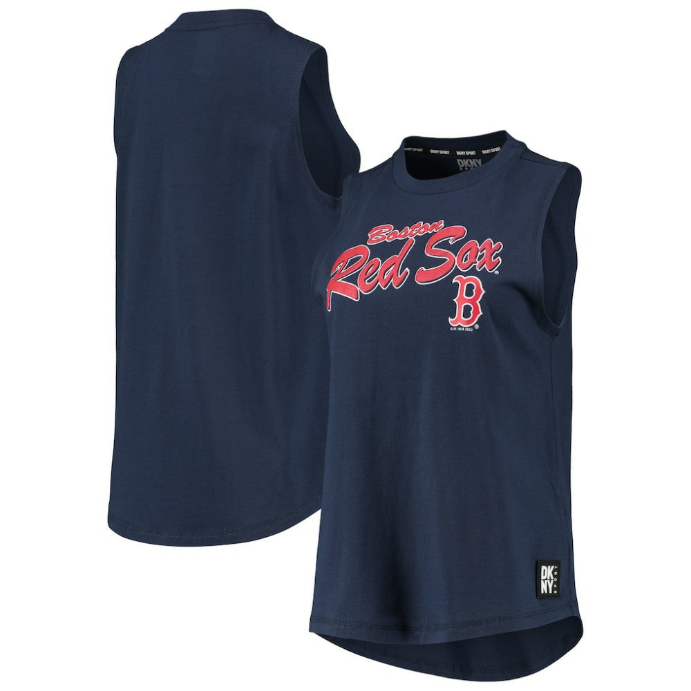 Boston Red Sox DKNY Sport Women's Marcie Tank Top Navy