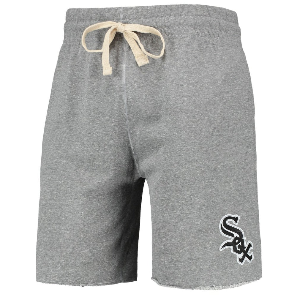 Chicago White Sox Concepts Sport Mainstream Terry Tri-Blend Shorts Gray