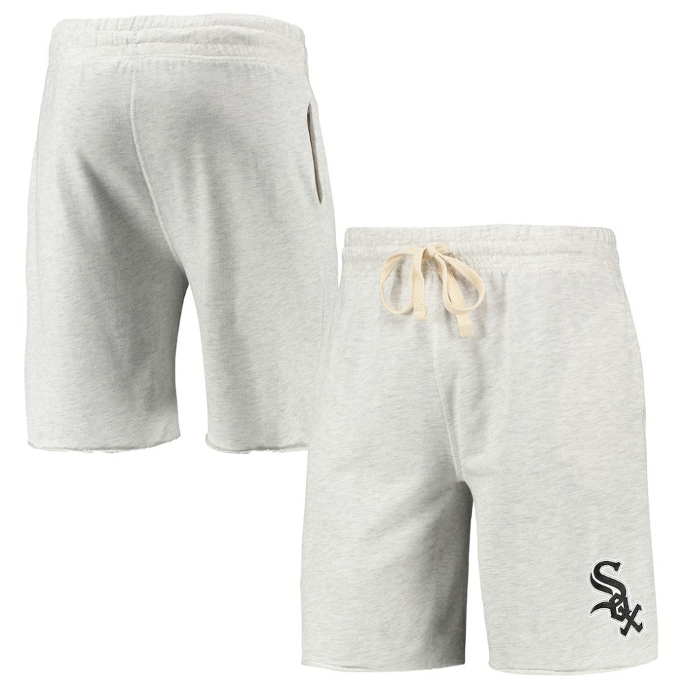 Chicago White Sox Concepts Sport Mainstream Terry Tri-Blend Shorts Oatmeal