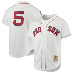 Nomar Garciaparra Boston Red Sox 1997 Cooperstown Collection Authentic Jersey White | Mitchell & Ness