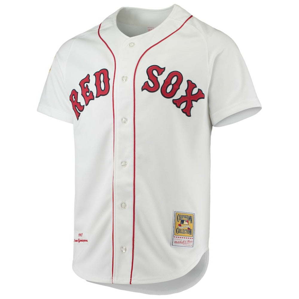 Nomar Garciaparra Boston Red Sox 1997 Cooperstown Collection Authentic Jersey White | Mitchell & Ness