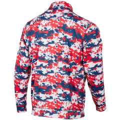 Los Angeles Angels Digital Camo Performance Quarter-Zip Pullover Jacket Red