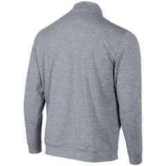 New York Yankees Peached Marled Yarn Quarter-Zip Pullover Jacket Heathered Navy