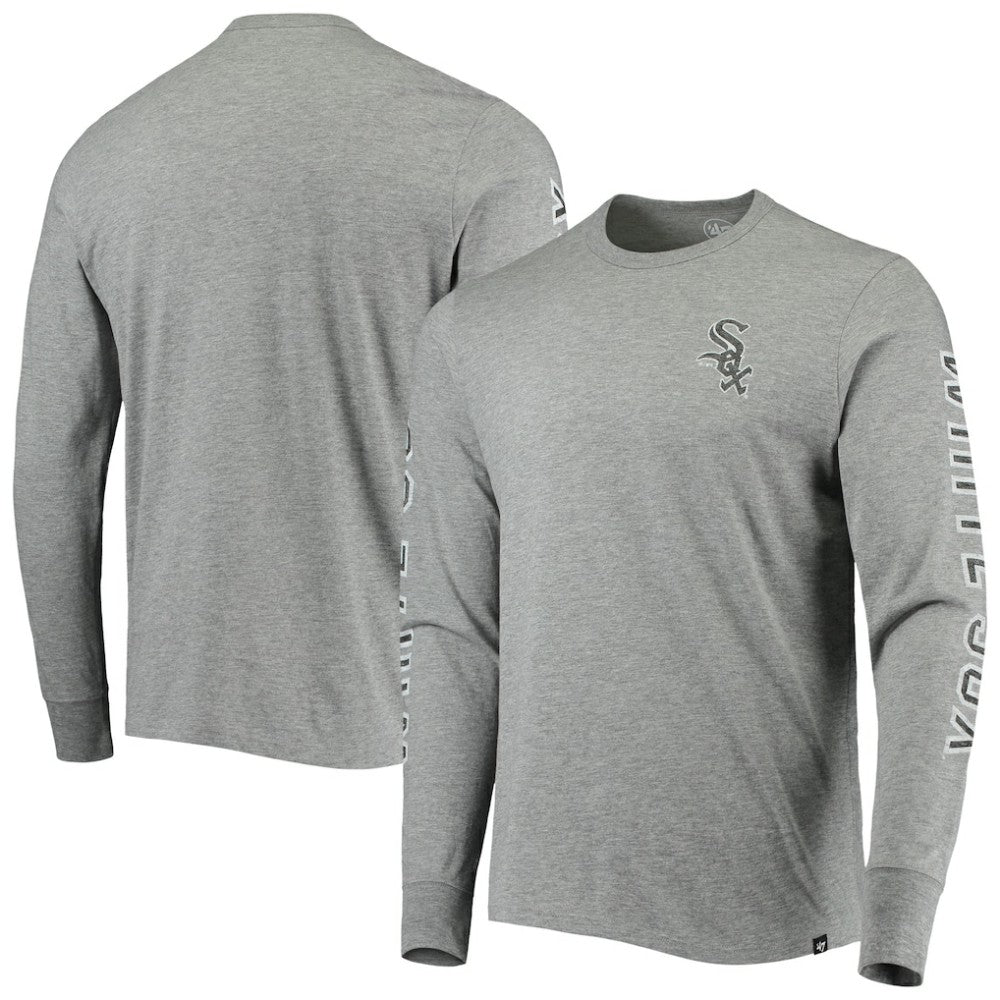 Chicago White Sox Team Long Sleeve T-Shirt Heathered Gray | 47 brand