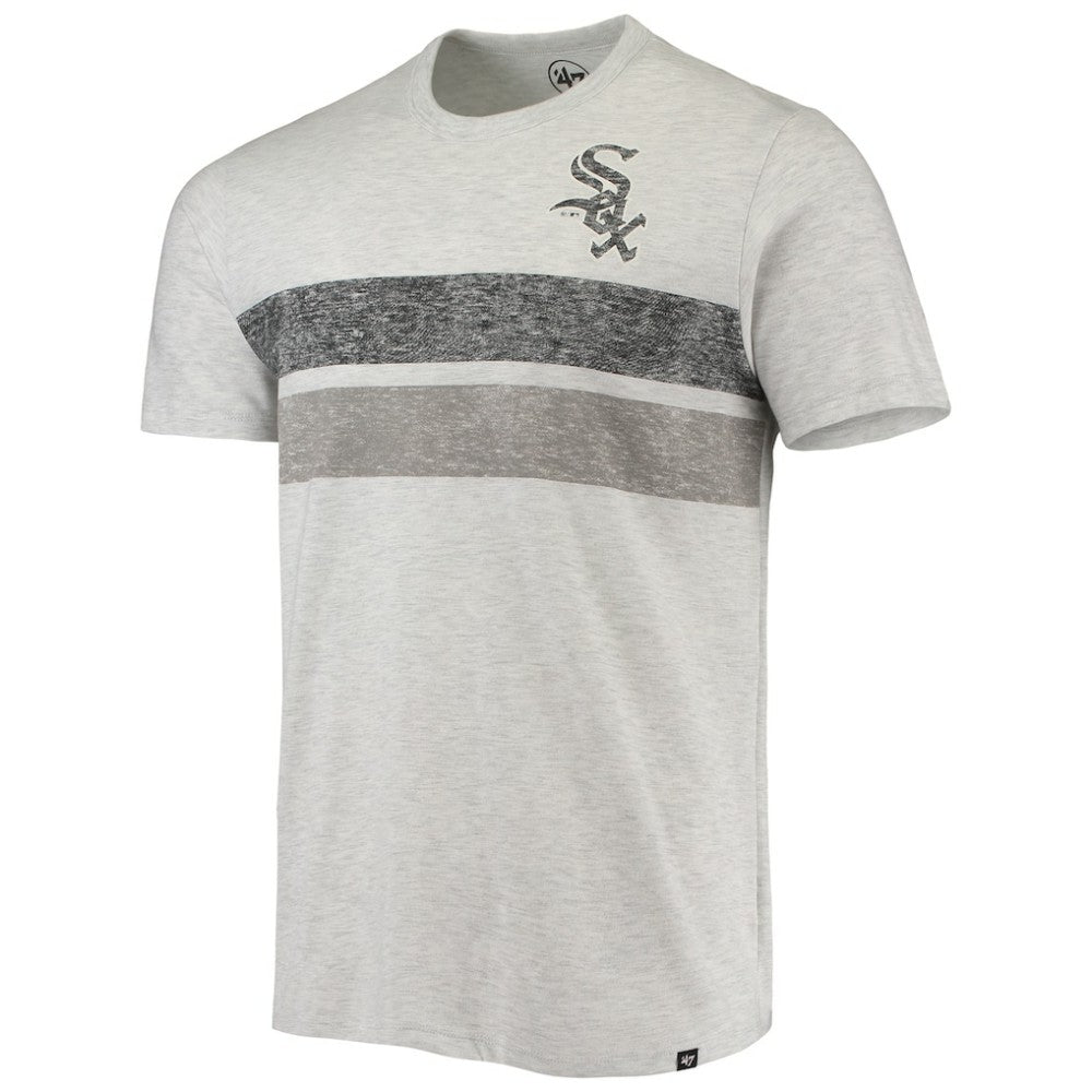 Chicago White Sox Team Logo T-Shirt Heathered Gray | 47 brand