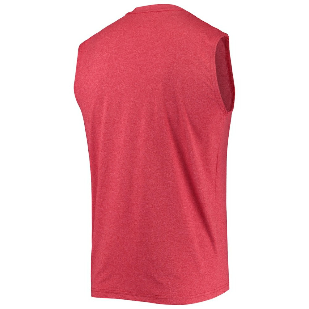 Boston Red Sox Muscle Tank Top Heathered Red | New Era