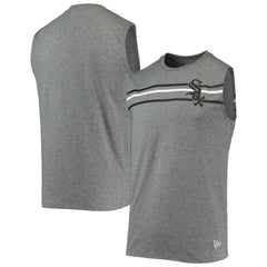 Chicago White Sox Muscle Tank Top Heathered Gray | New Era