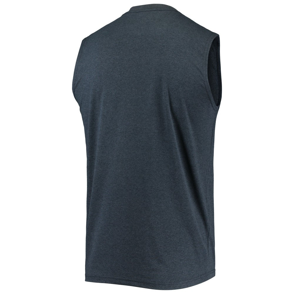 Milwaukee Brewers Muscle Tank Top Heathered Navy | New Era