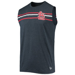 St. Louis Cardinals Muscle Tank Top Heathered Navy | New Era