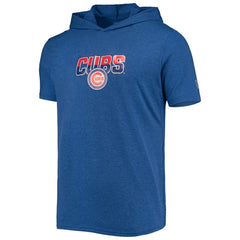 Chicago Cubs Hoodie T-Shirt Heathered Royal | New Era