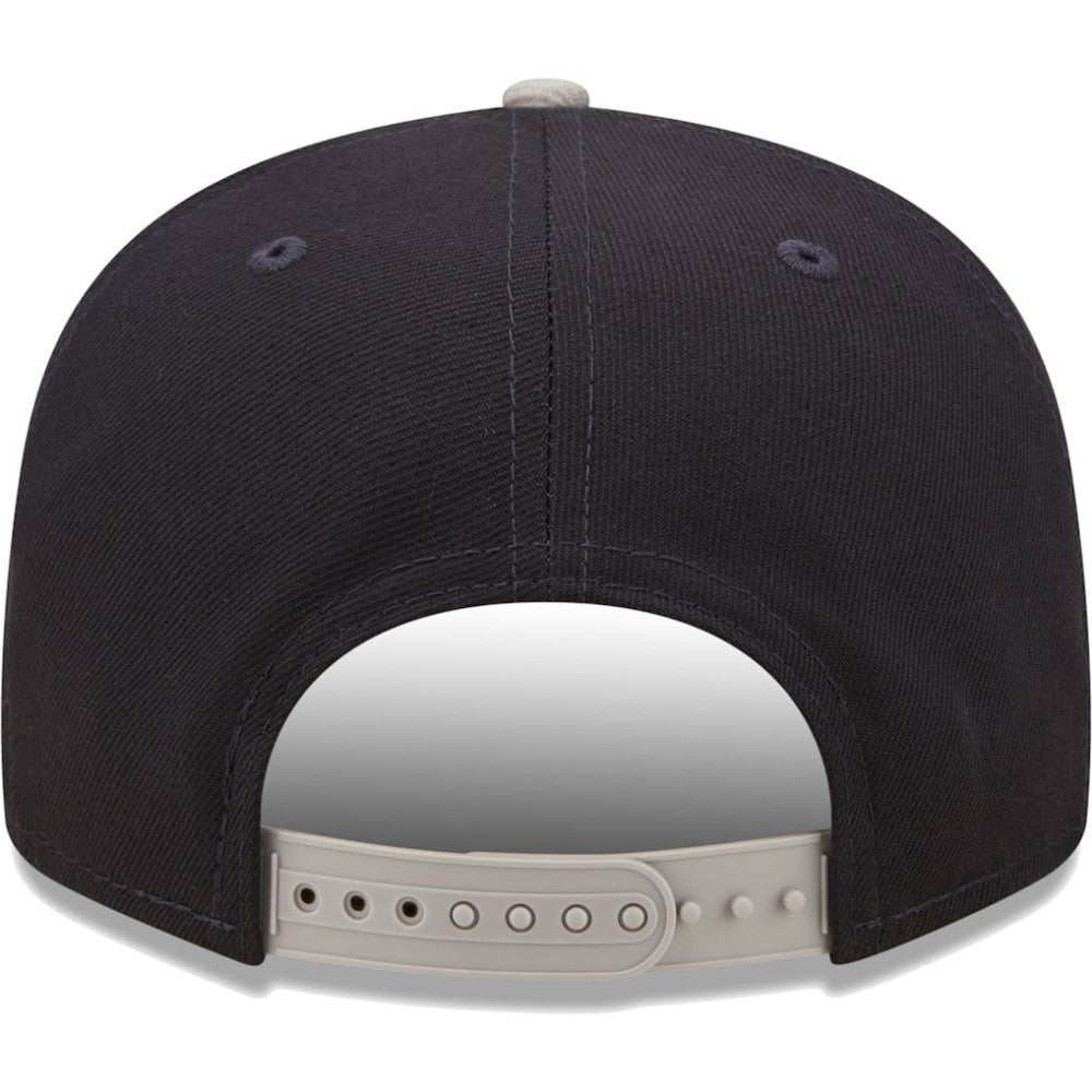 New York Yankees Team Script 9FIFTY Adjustable Snapback Hat Navy/Gray | New Era