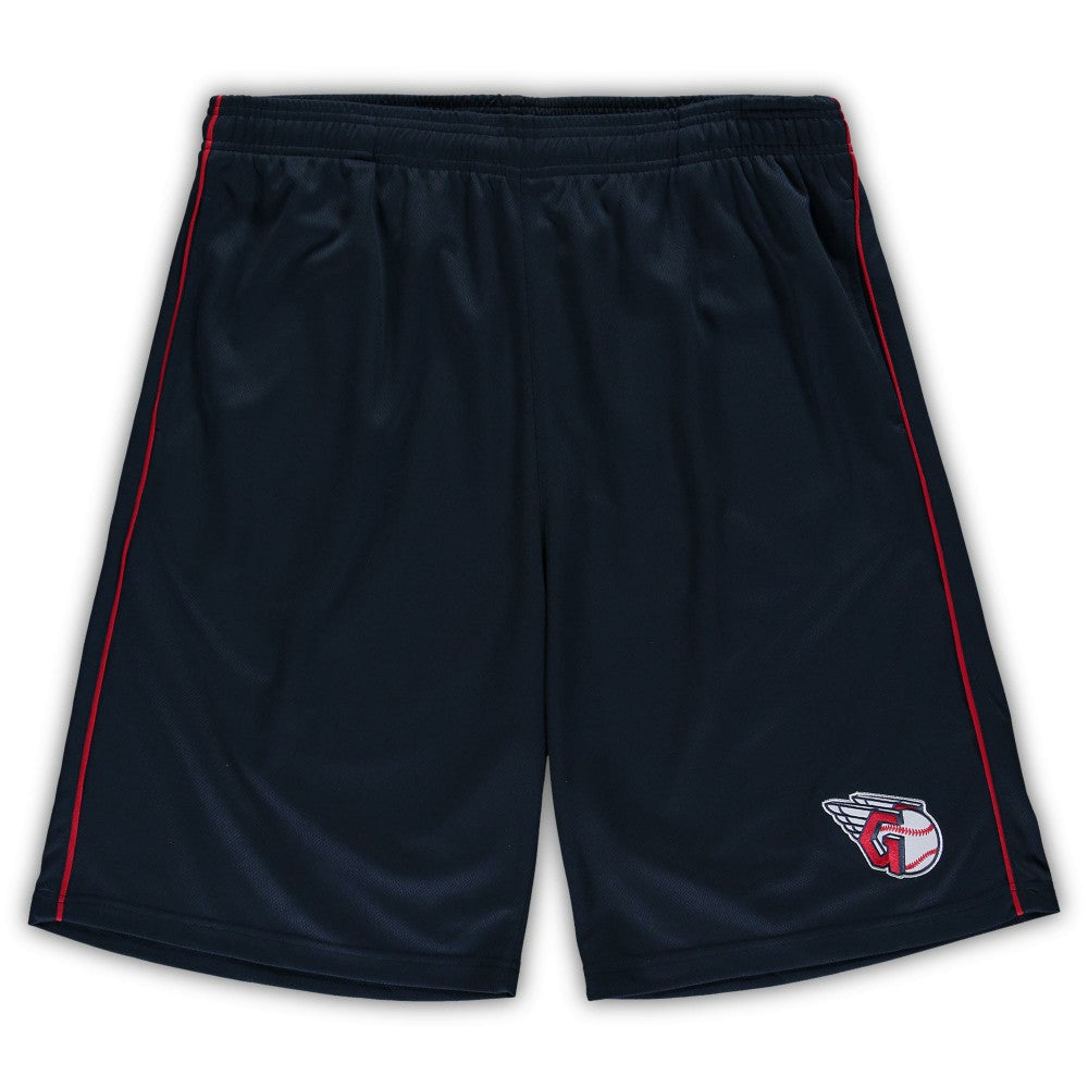 Cleveland Guardians Big & Tall Mesh Shorts Navy
