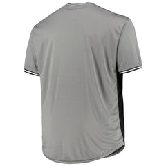 Chicago White Sox Solid V-Neck T-Shirt Black/Gray