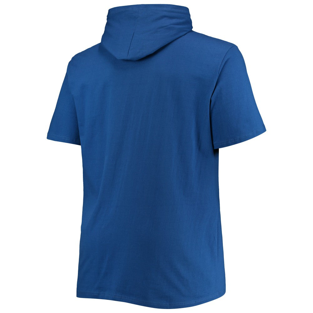 Milwaukee Brewers Big & Tall Jersey Short Sleeve Pullover Hoodie T-Shirt Royal