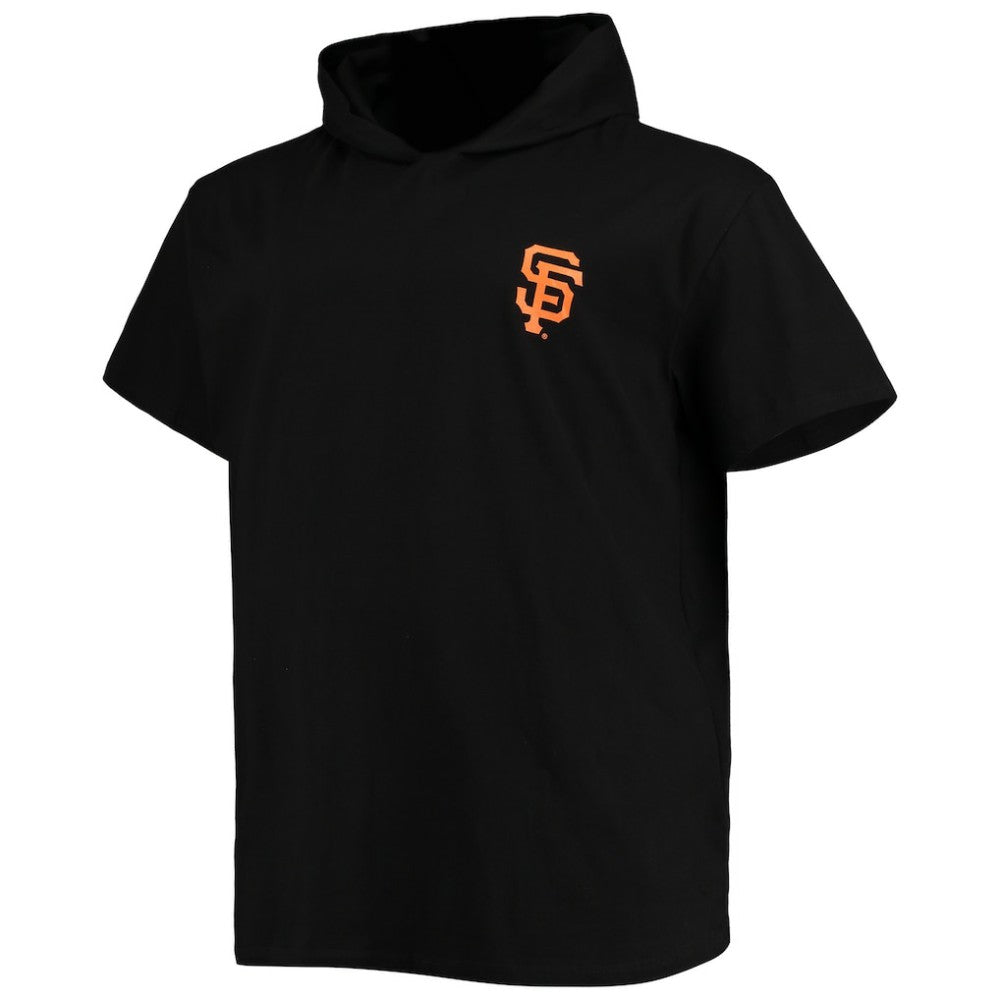 San Francisco Giants Big & Tall Jersey Short Sleeve Pullover Hoodie T-Shirt Black
