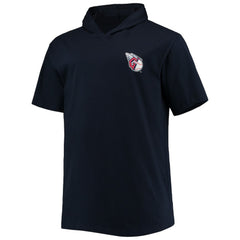 Cleveland Guardians Big & Tall Jersey Short Sleeve Pullover Hoodie T-Shirt Navy
