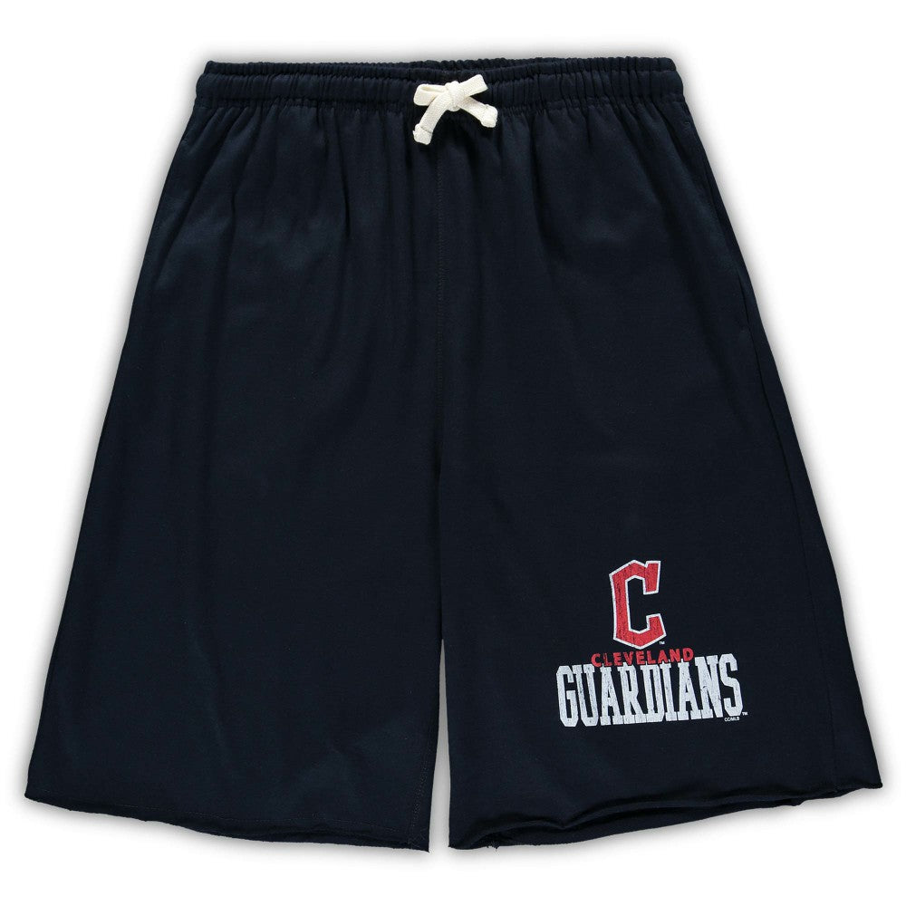 Cleveland Guardians Big & Tall French Terry Shorts Navy