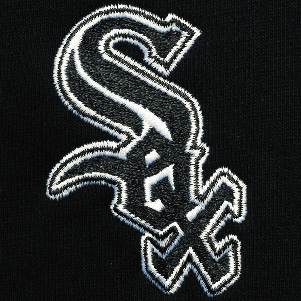 Chicago White Sox Levelwear Recruit Short Sleeve Full-Zip Hoodie Jacket Black