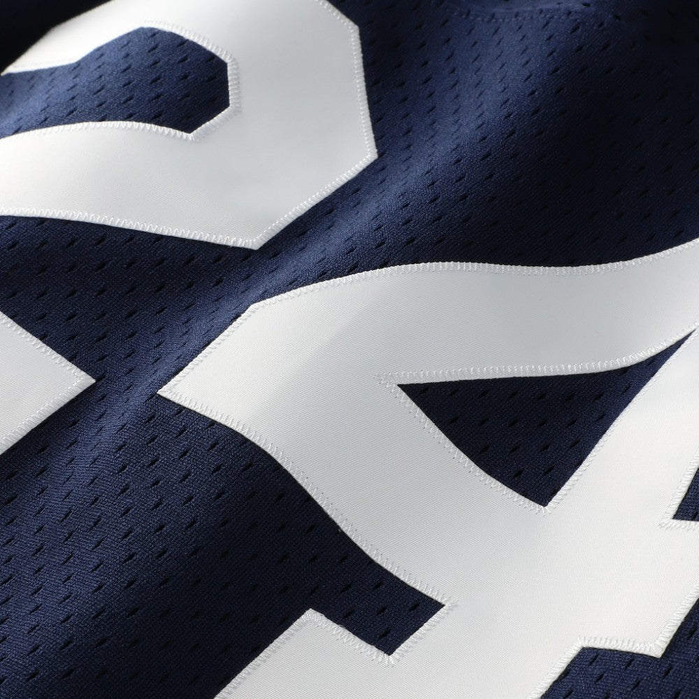 Rickey Henderson New York Yankees Cooperstown Collection Mesh Batting Practice Button-Up Jersey Navy | Mitchell & Ness