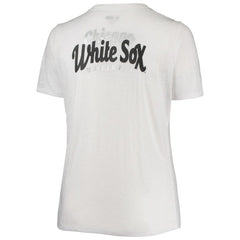 Chicago White Sox Women's Plus Size 2-Hit Front Knot T-Shirt White | New Era