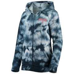 Boston Red Sox Women's Tie-Dye Full-Zip Hoodie Navy | New Era