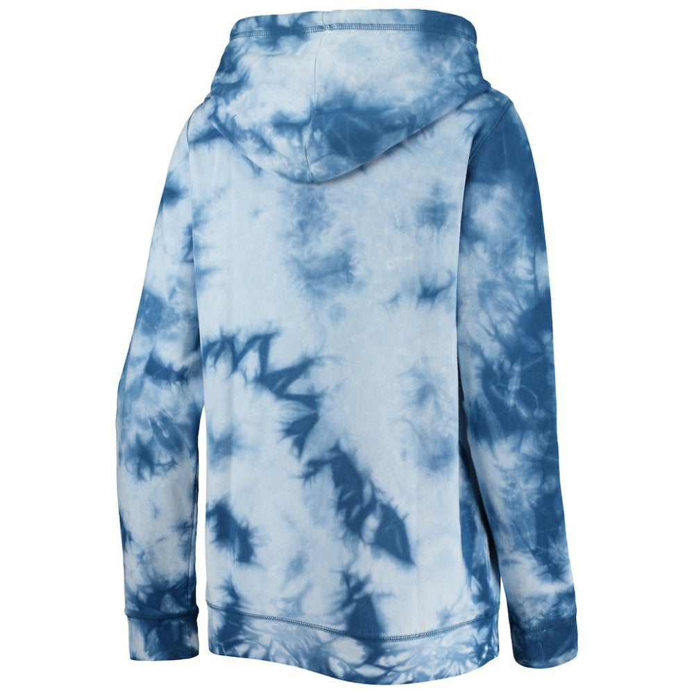 Chicago Cubs Women's Tie-Dye Full-Zip Hoodie Royal | New Era