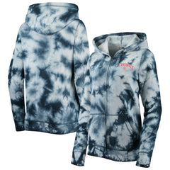 St. Louis Cardinals Women's Tie-Dye Full-Zip Hoodie Navy | New Era