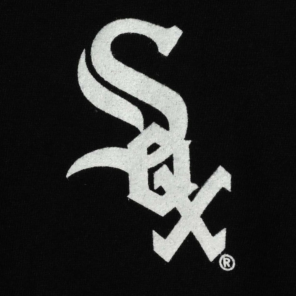 Chicago White Sox Girls Youth Henley Tank Top Black | New Era
