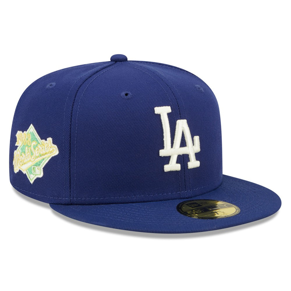 Los Angeles Dodgers 1988 World Series Champions Citrus Pop UV 59FIFTY Fitted Hat Royal | New Era
