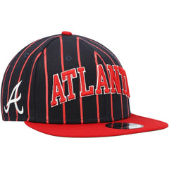 Atlanta Braves City Arch 9FIFTY Snapback Hat Navy/Red | New Era