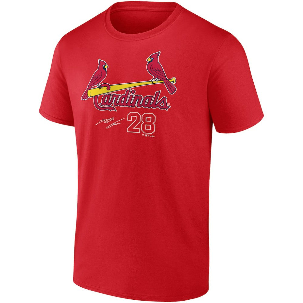 Nolan Arenado St. Louis Cardinals Player Name & Number T-Shirt Red