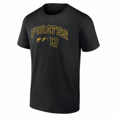Ke'Bryan Hayes Pittsburgh Pirates Player Name & Number T-Shirt Black