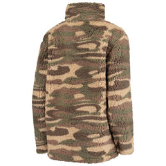 St. Louis Blues G-III Sports by Carl Banks Women's Sherpa Quarter-Zip Jacket Camo