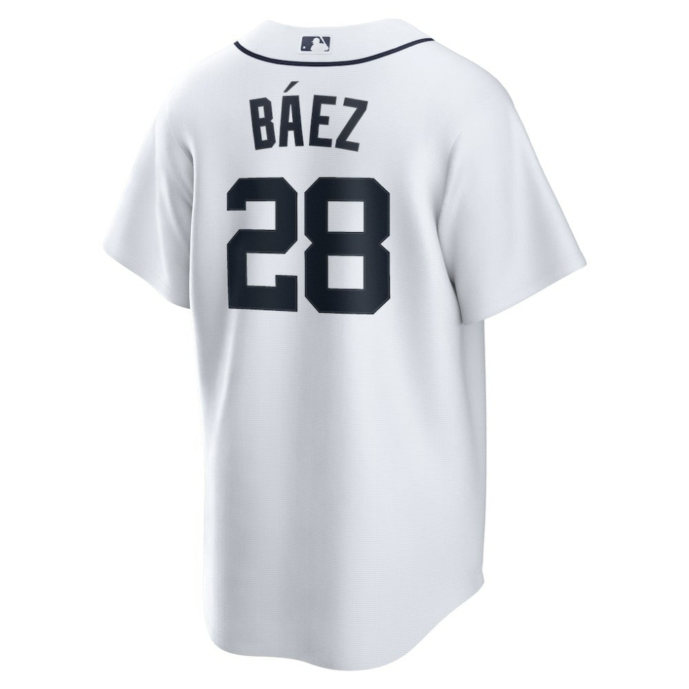 Javier Baez Detroit Tigers Home Replica Player Jersey White | Nike