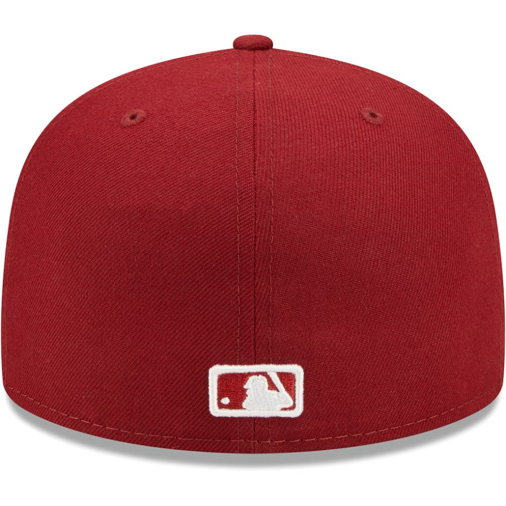 Pittsburgh Pirates White Logo 59FIFTY Fitted Hat Cardinal | New Era