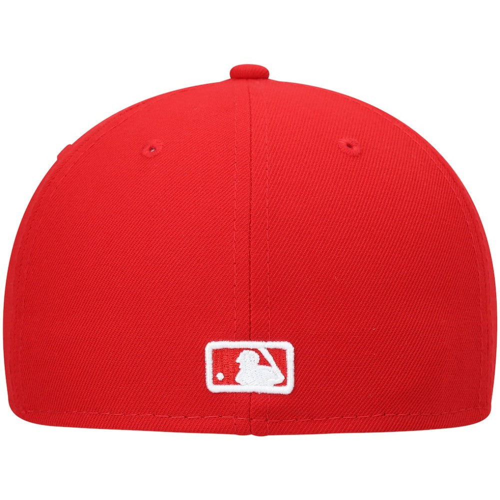 San Diego Padres White Logo 59FIFTY Fitted Hat Red | New Era