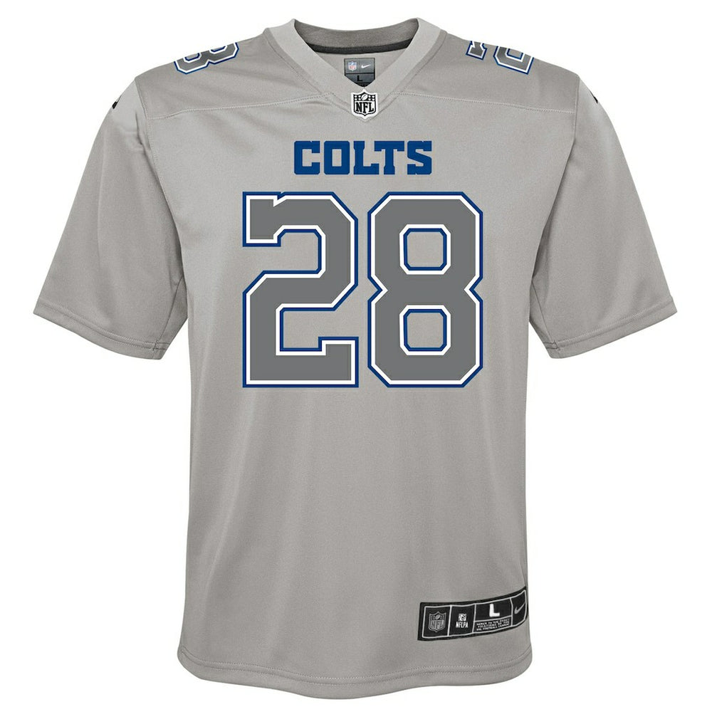 Jonathan Taylor Indianapolis Colts Youth Atmosphere Game Jersey - Gray