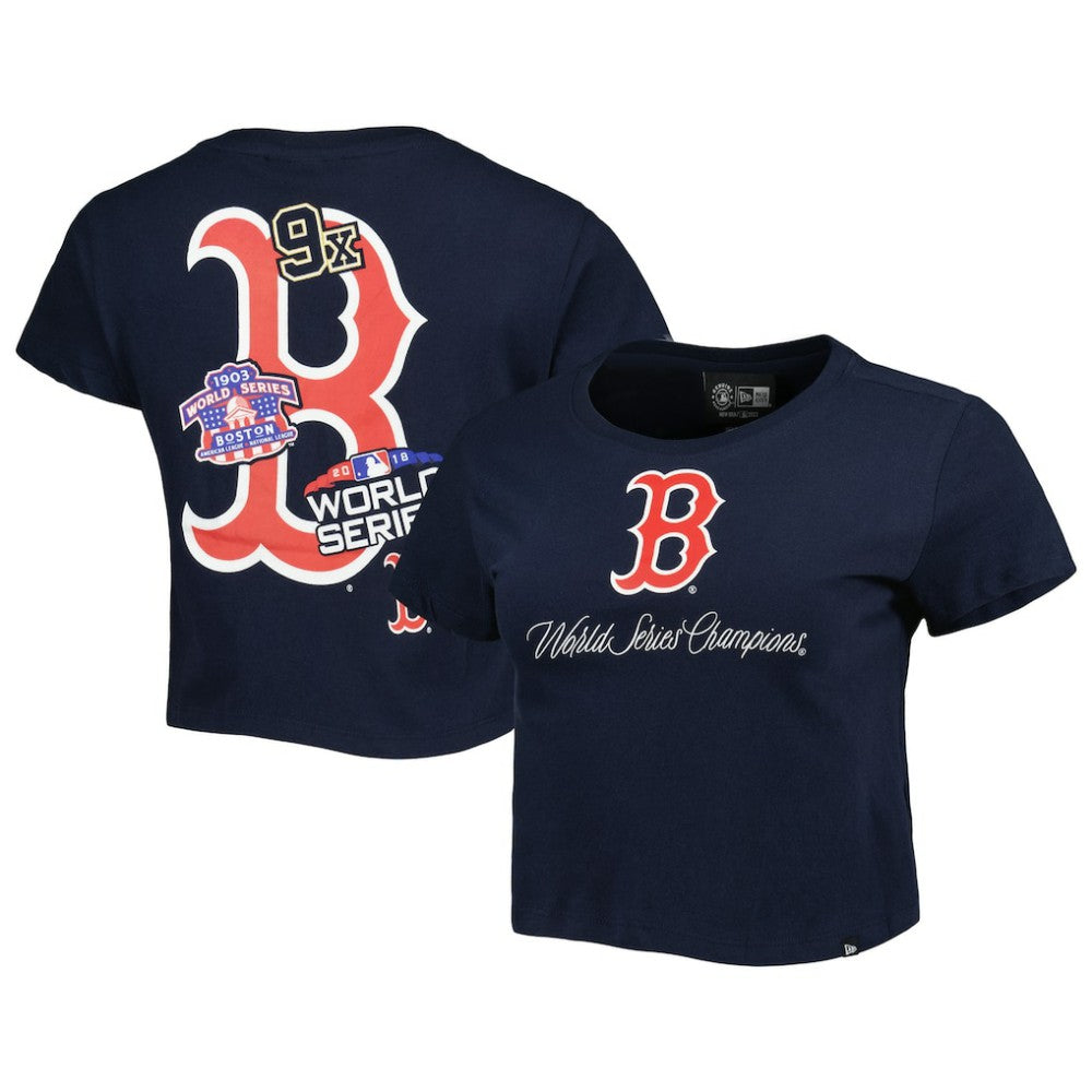 Boston Red Sox Women's Historic Champs T-Shirt Blue | New Era