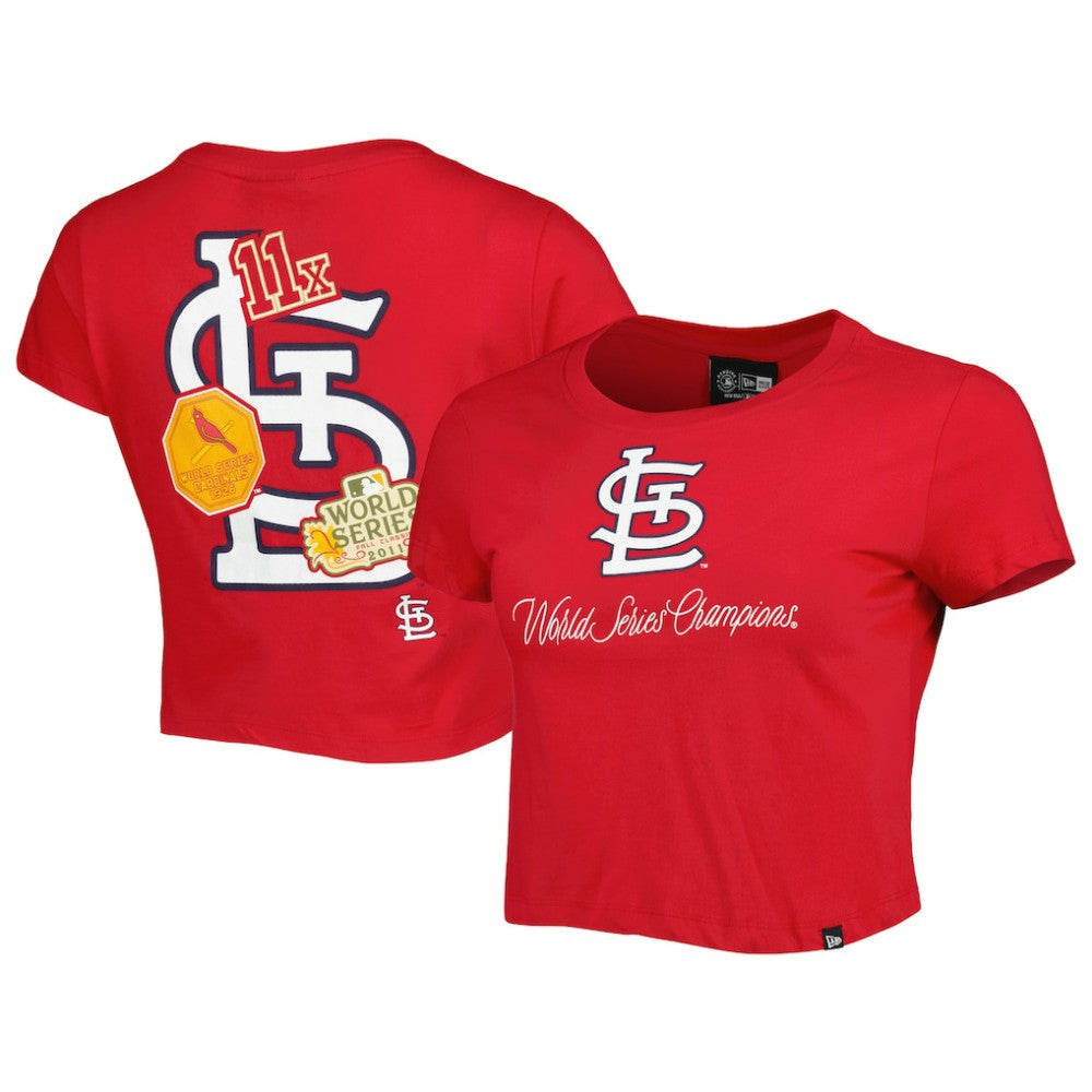 St. Louis Cardinals Women's Historic Champs T-Shirt Red | New Era