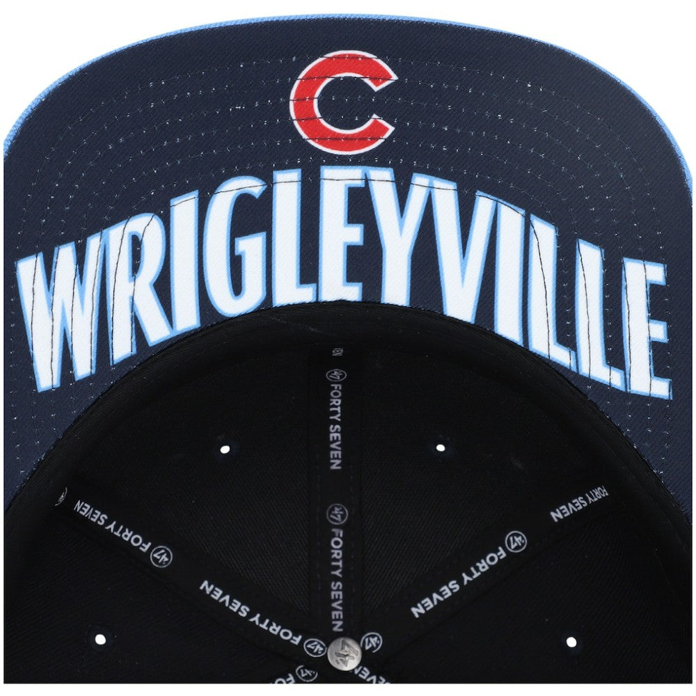 Chicago Cubs 2021 City Connect Captain Snapback Hat Navy | 47 brand