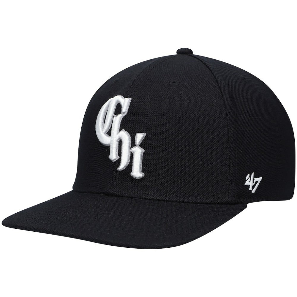 Chicago White Sox 2021 City Connect Captain Snapback Hat Black | 47 brand
